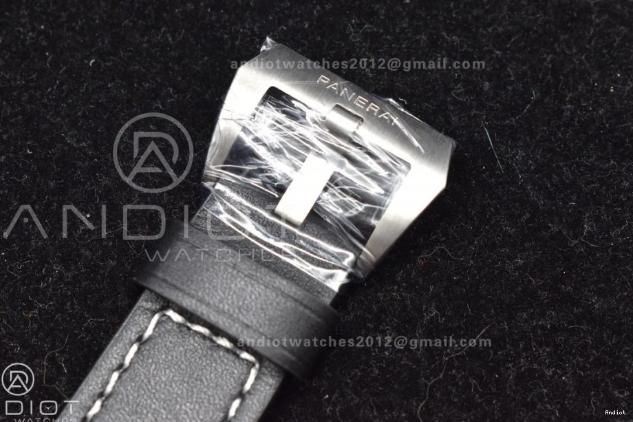 Green PAM732 Dial 999 Brown Edition TTF Strap Dark P  Upgraded Leather 1:1 on Best 0707
